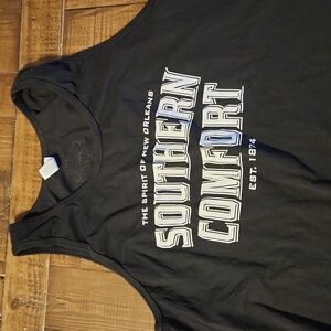 Southern Comfort Women's Black Logo Tank Top Medium